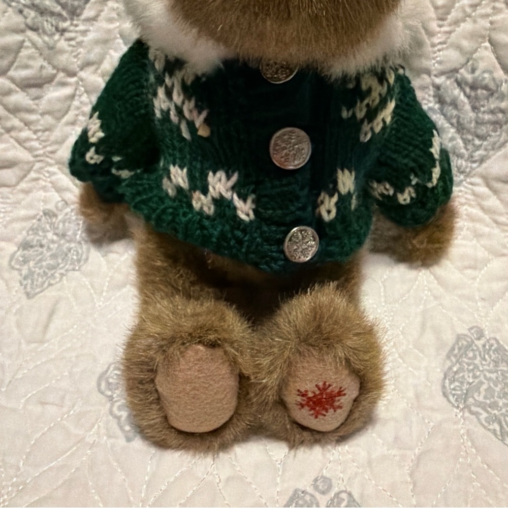 Boyds Bears Plush Moose with Green and Brown - Picture 3 of 7